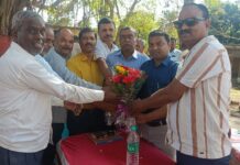 एमओ को दी गई विदाई, गोदाम प्रबंधक का हुआ स्वागत