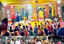 कुंज मिलन के साथ 24 प्रहर अखंड हरिनाम संकीर्तन संपन्न, भक्तिमय हुआ वातावरण