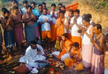 नागेश्वर महादेव मंदिर प्रांगण में नवनिर्मित हनुमान मंदिर का हुआ भूमि पूजन