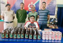 अवैध शराब तस्करी पर चला आरपीएफ़ का कानूनी डण्डा,8300 अवैध शराब बरामद